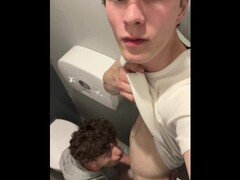 Zayne Bright gives a super hot library bathroom to