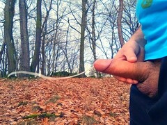 IamHornyBobo gets a risky public handjob with 2